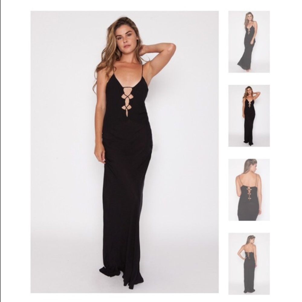 Acacia Swimwear Brawa Maxi Dress - Black